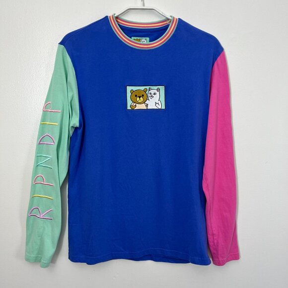 Ripndip‎ X Teddy Fresh 2.0 Long-Sleeve T-Shirt Size S - Picture 1 of 4